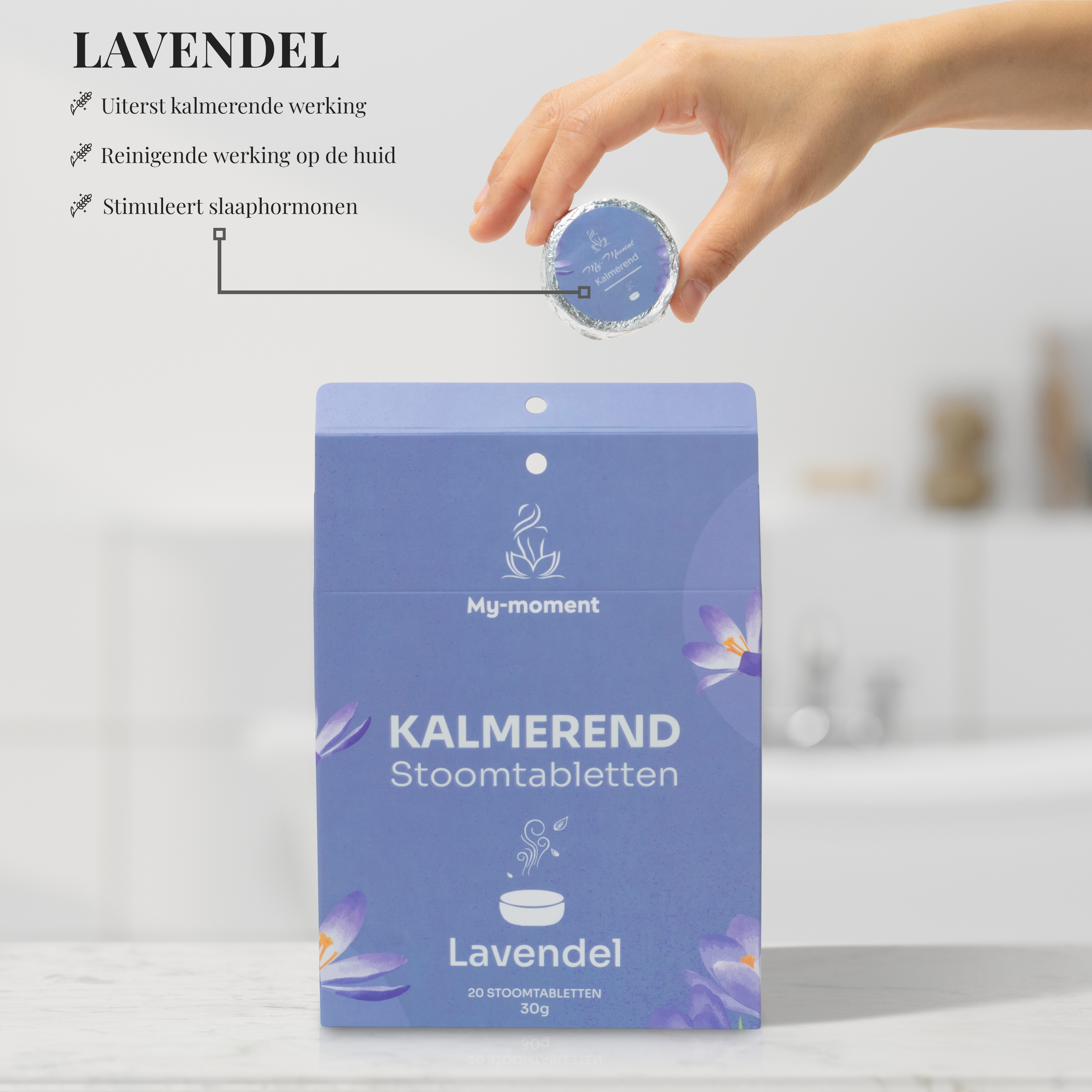 Lavendel - 20 Stoomtabletten